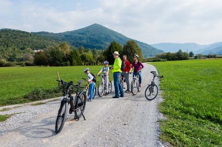 Kolesarji na barju med Borovnico in TMS v Bistri - foto Jože Pristavec - Joc
